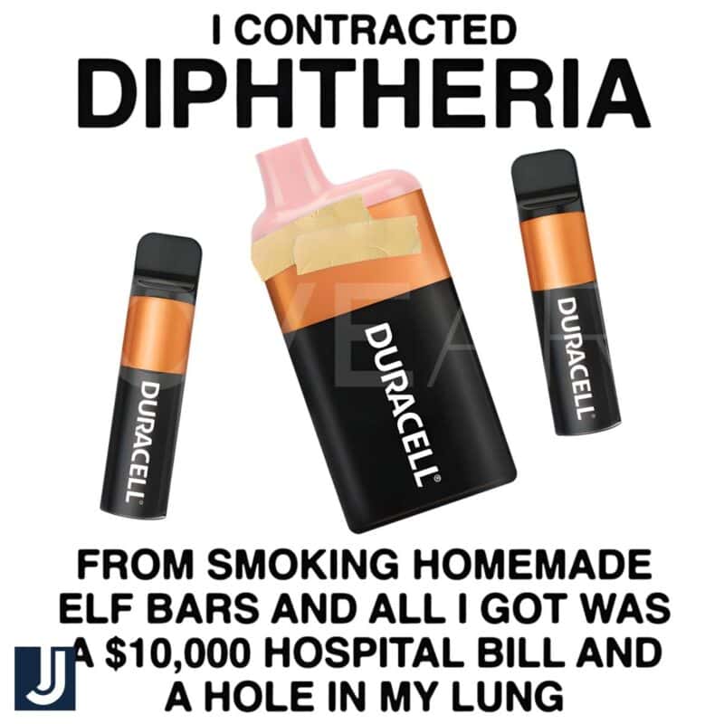 I Contracted Diphtheria Funny Quote PNG Design