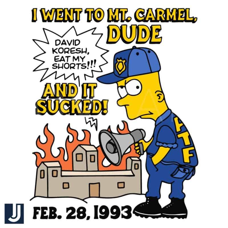 I Went to Mt Carmel Dude Bootleg Bart SVG Disaster