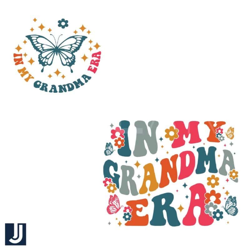 In My Grandma Era Butterfly SVG Digital File