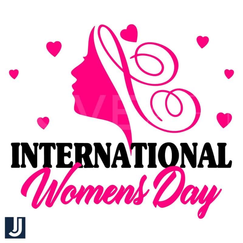 International Womens Day 2025 Silhouette SVG Cut File