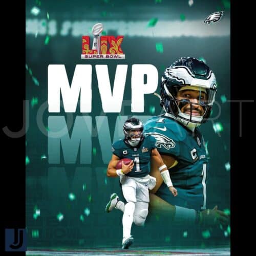 It Hurts to Be the One Jalen Hurts MVP Eagles PNG