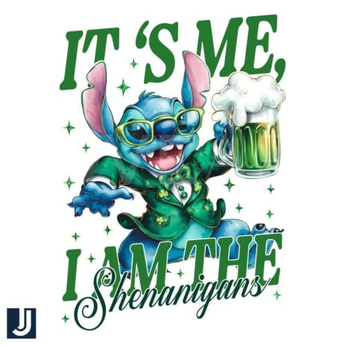 Its Me Im the Shenanigans Stitch PNG