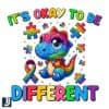 Its Okay To Be Different Cute Dinosaur Cartoon PNG