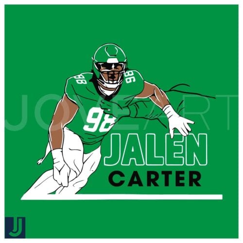 Jalen Carter Big Dawg Pose SVG Philadelphia Eagles Star Design