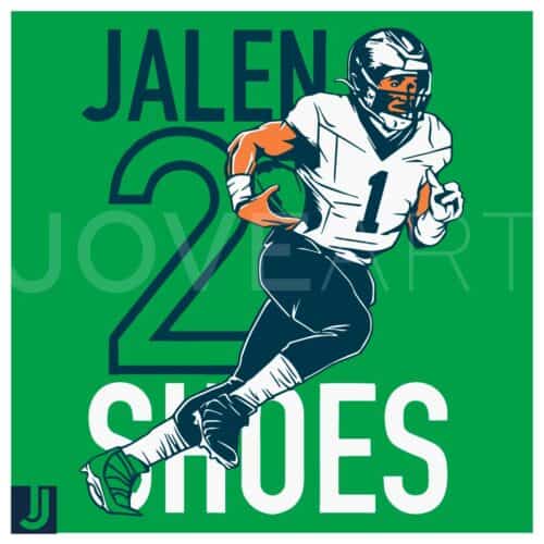 Jalen Hurts Two Shoes SVG Philly Eagles Fans Unite