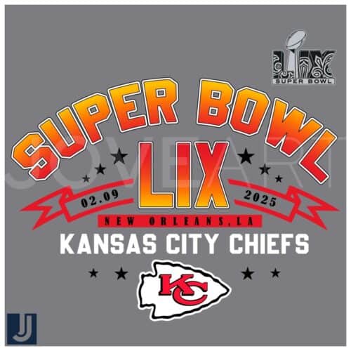 Kansas City Chiefs Super Bowl LIX SVG New Orleans 2025