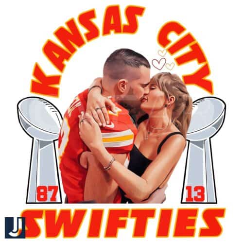 Kansas City Swifties Super Bowl LIX Kelce Swift PNG