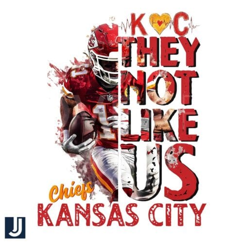 KC Chiefs They Not Like Us Patrick Mahomes PNG