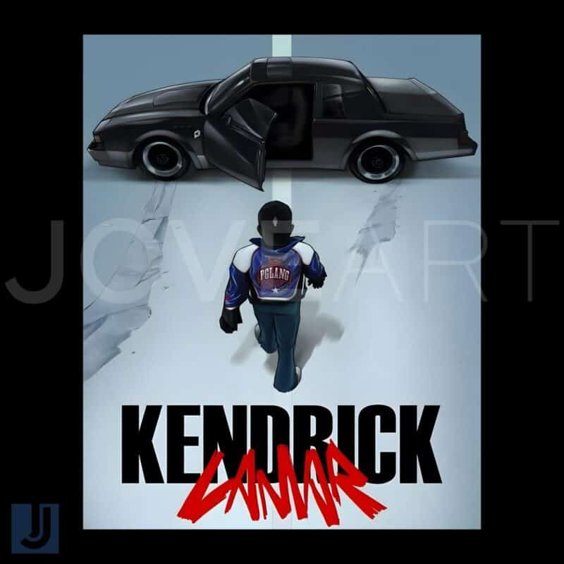 Kendrick Lamar GNX x Hunter PNG Epic Crossover Art