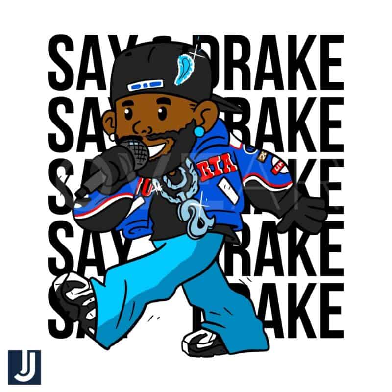 Kendrick Lamar Says Drake Cartoon Art SVG PNG