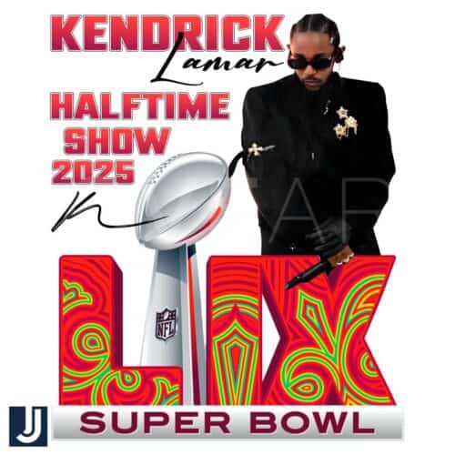 Kendrick Lamar Super Bowl 2025 LIX Halftime Show Logo PNG