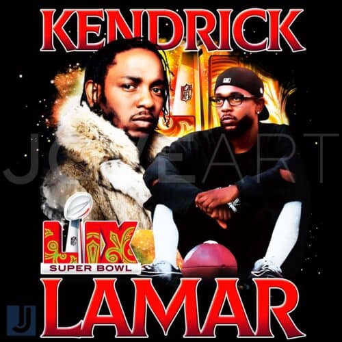 Kendrick Lamar Super Bowl 2025 Lix PNG Design