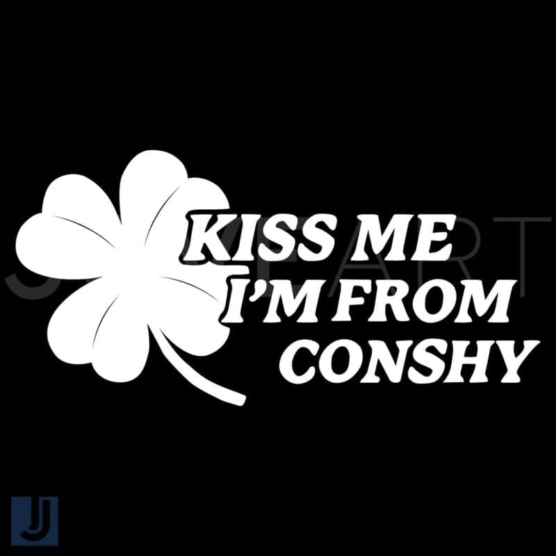 Kiss Me Im from Conshy Shamrock SVG Design