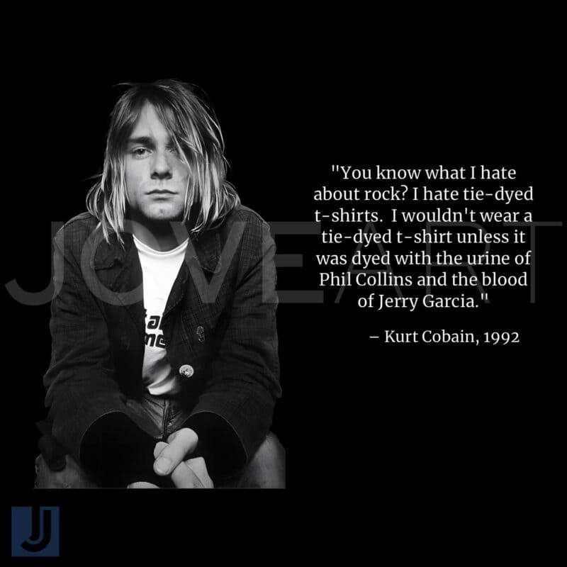 Kurt Cobain 1992 What I Hate About Rock PNG