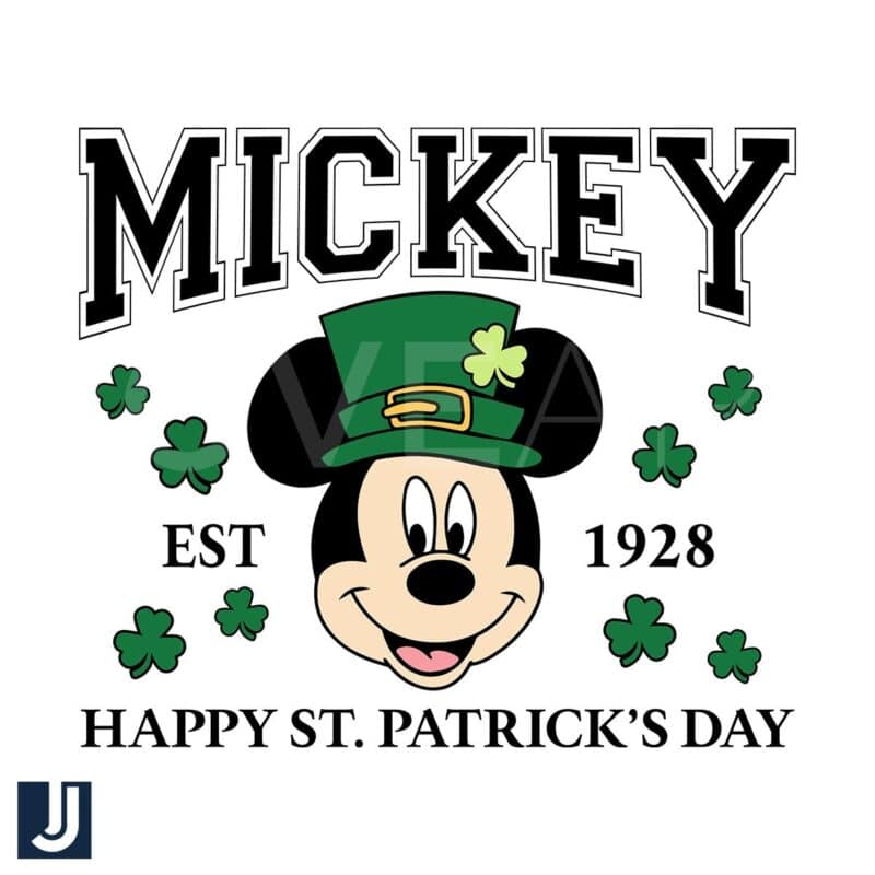 Leprechaun Mickey SVG St Patricks Day Magic Since 1928