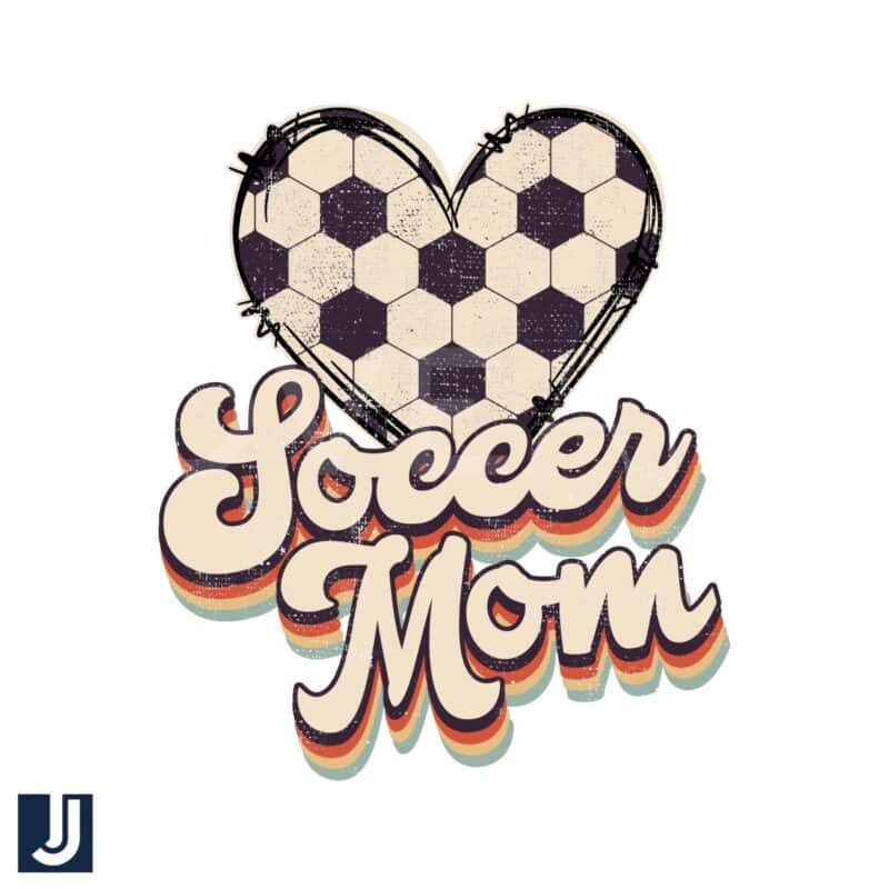 Love Soccer Mom PNG