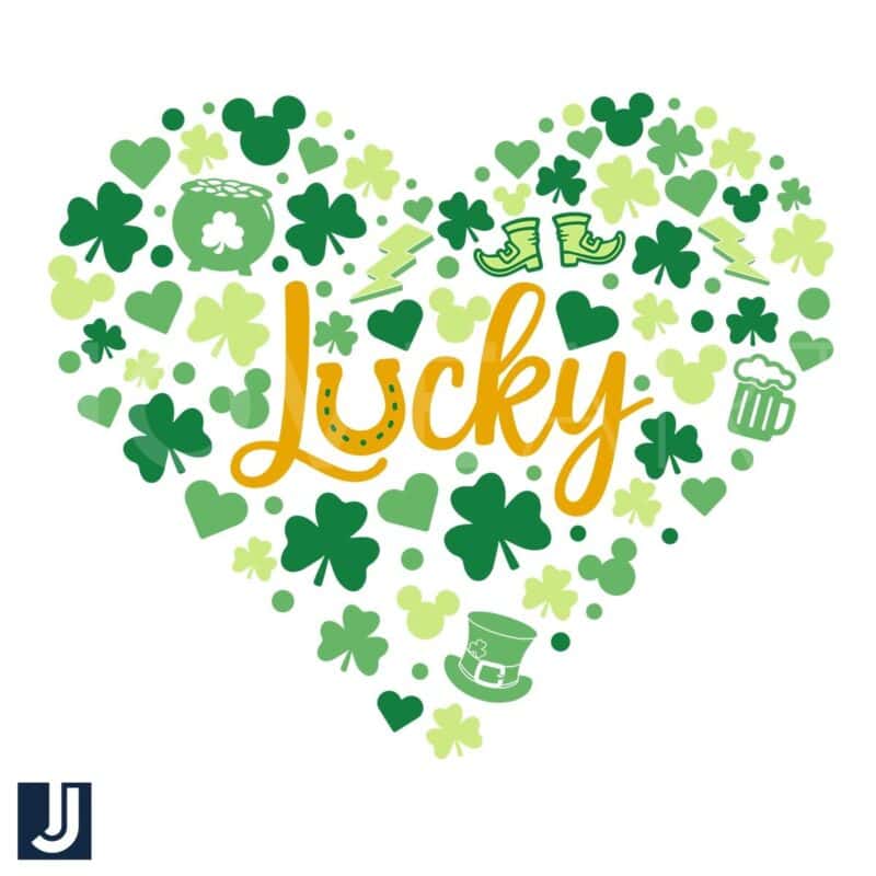 Lucky Irish Clover SVG for St Patricks Day