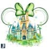 Lucky Minnie Head PNG Disney Castle St Patricks Day Fun