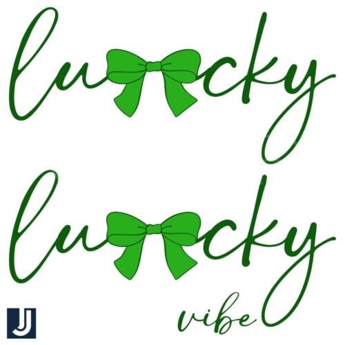 Lucky Vibe Coquette St Patricks Day PNG Design