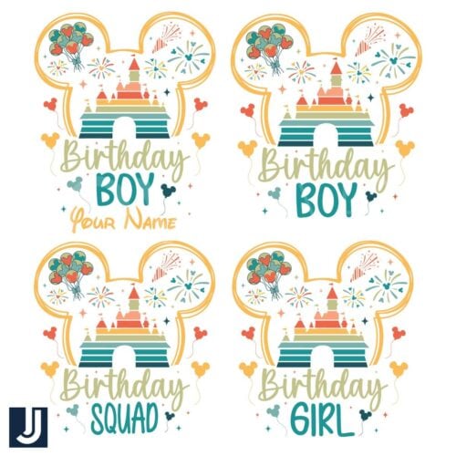 Magical Disney Castle Birthday Bundle PNG