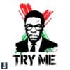Malcolm X Try Me PNG Bold Black History Month Design