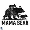 Mama Bear Love Happy Mothers Day PNG for Family