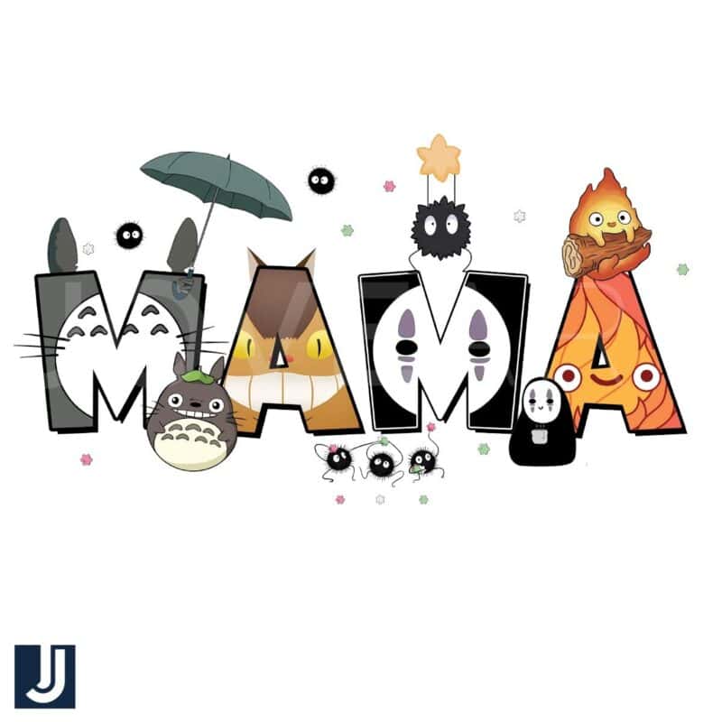 Mama Totoro Anime Cartoon Movie PNG