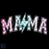 Mama Tour Checkered Lightning Bolt PNG