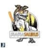 Mamasaurus Leopard Softball Bat PNG for Mothers Day