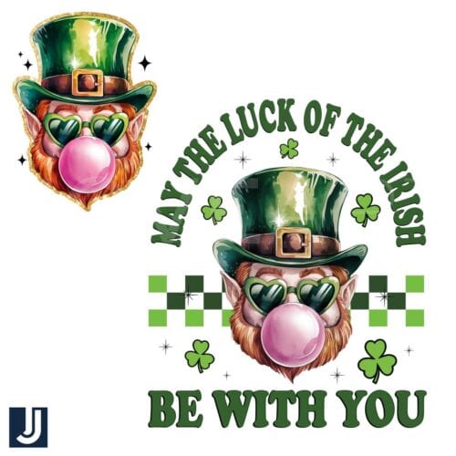 May the Luck of the Irish Be With You Bubble Blowing PNG