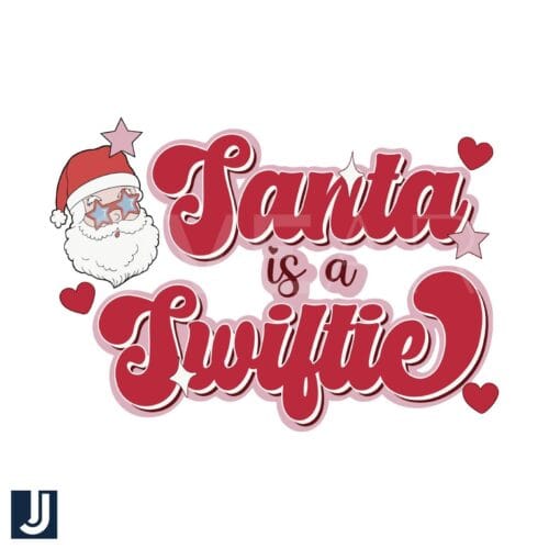 Merry Christmas Santa Is Swiftie SVG File