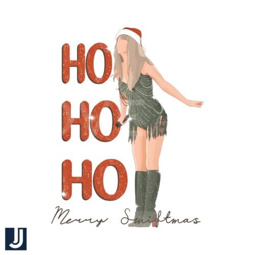 Merry Swiftmas Ho Ho Ho PNG File Design