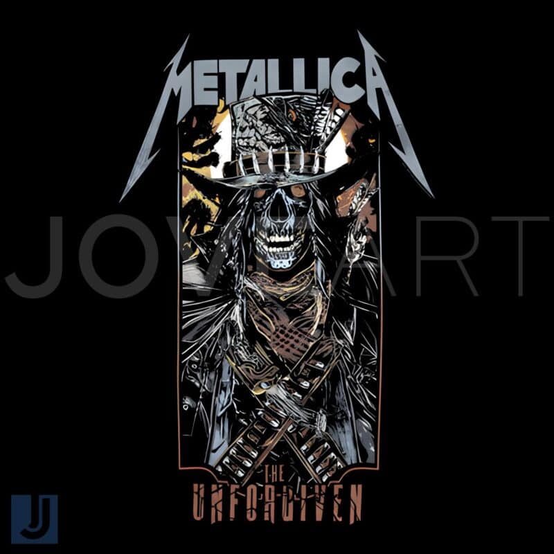 Metallica The Unforgiven Pinball Art PNG Design