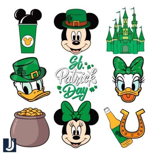 Mickey Friends Leprechaun Disney PNG Download