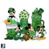 Mickey Minnie St Patricks Day Leprechaun Drinks PNG