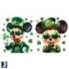 Mickey Mouse Lucky Shamrock PNG for St Patricks Day