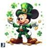 Mickey Mouse St Patricks Day Leprechaun Gold PNG Design