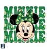 Minnie Irish Clover SVG St Patricks Day Green Leaf Design