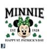 Minnie Mouse St Patricks Day SVG Est 1928 Full of Luck