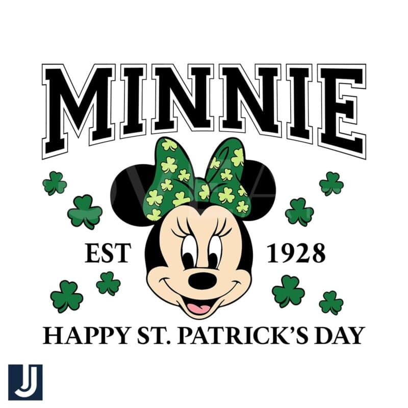 Minnie Mouse St Patricks Day SVG Est 1928 Full of Luck