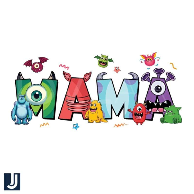 Monsters Inc Mama PNG Cute Disney Cartoon Design