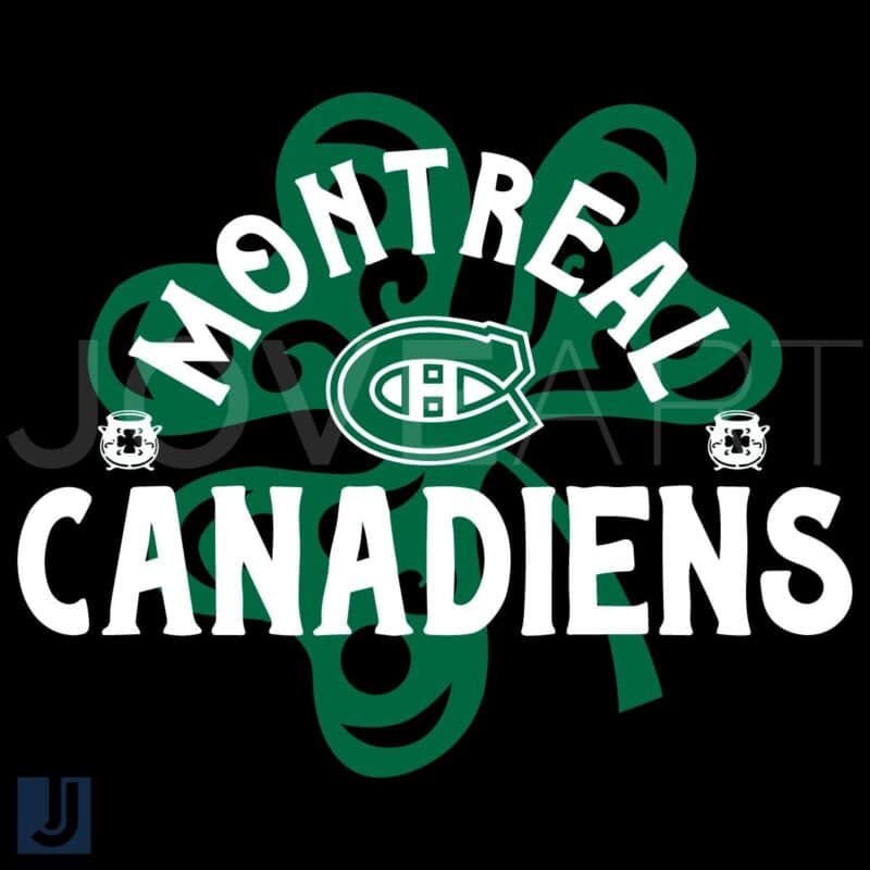 Montreal Canadiens St Patricks Day Shamrock SVG Richmond Pride