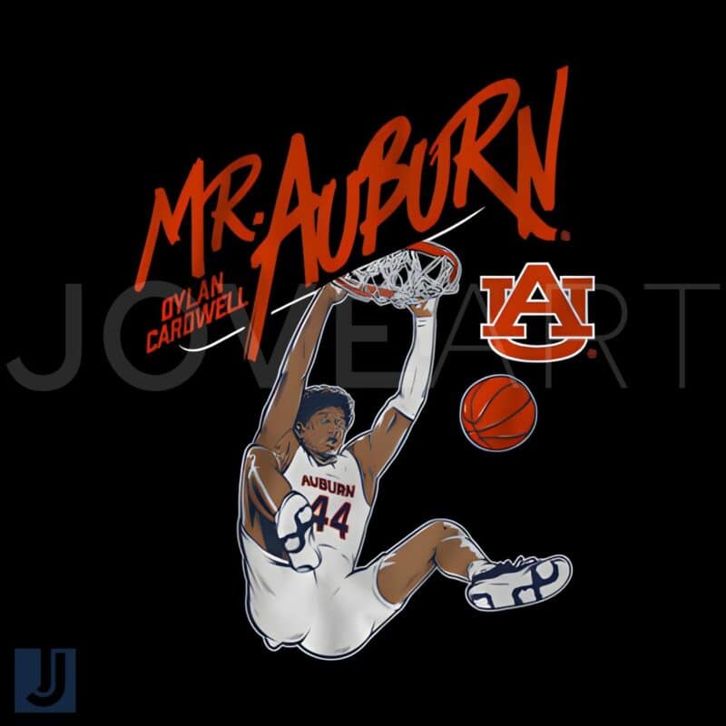 Mr Auburn Dylan Cardwell Auburn Tigers Basketball SVG PNG