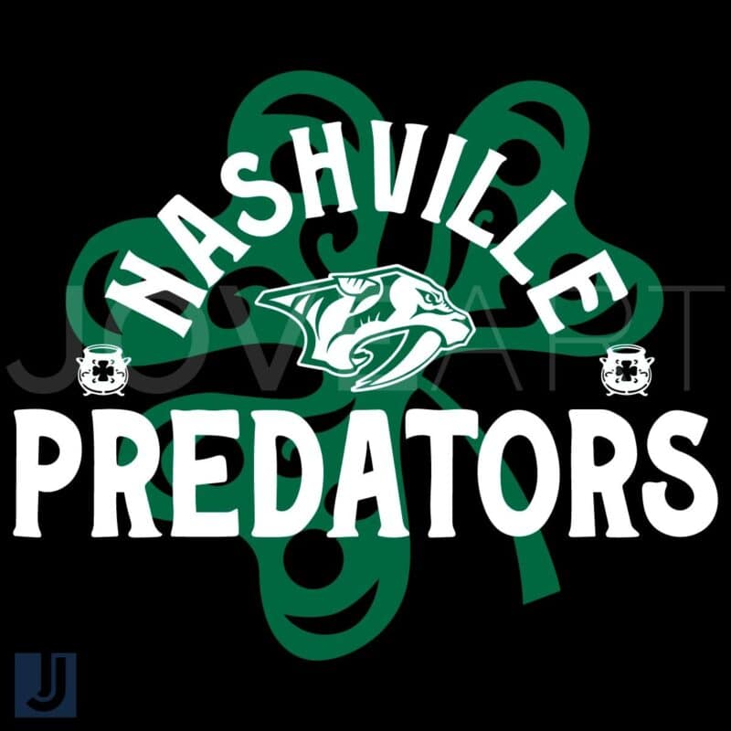 Nashville Predators St Patricks Day Shamrock SVG Richmond