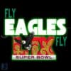 Neon Green Fly Eagles Fly Super Bowl LIX Champions PNG