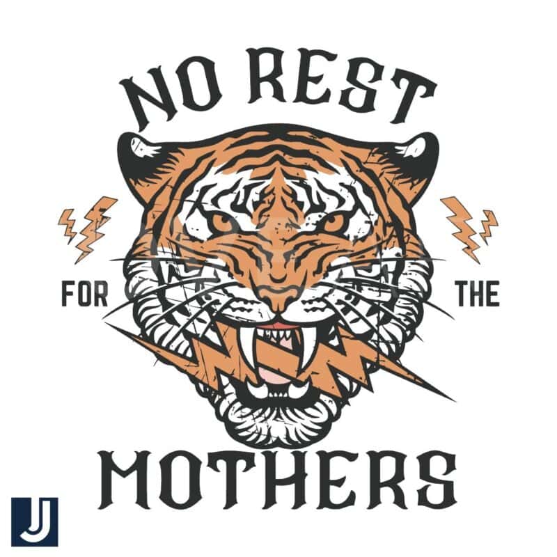 No Rest for the Moms Badass Mama SVG Design