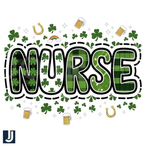 Nurse St Patricks Day Beer PNG for Lucky Celebrations