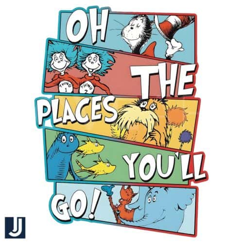 Oh the Places Youll Go PNG Dr Seuss Inspired Design