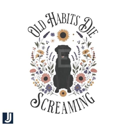 Old Habits Die Screaming Lyrics Black Dog SVGPNG