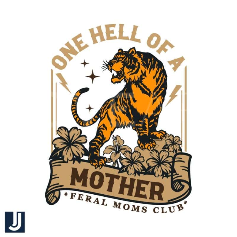 One Fierce Tiger Mom SVG File